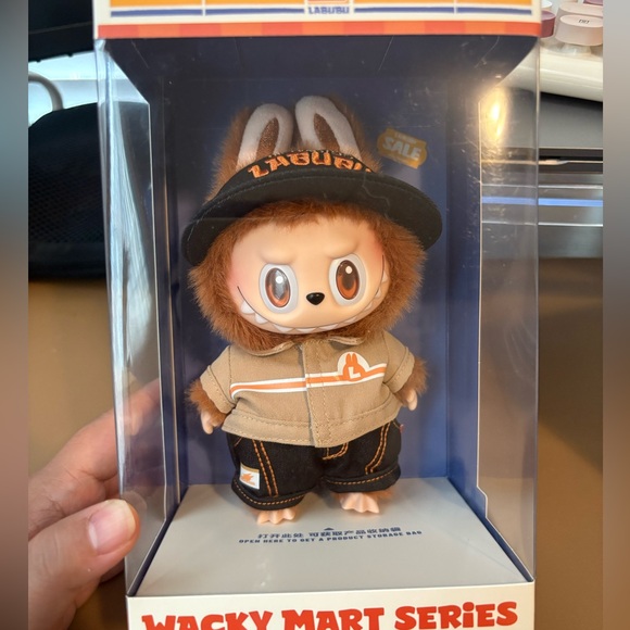 Popmart Labubu Wacky Mart Manager Plush Pendant - Picture 3 of 6